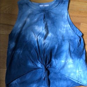 Don’t Ask Why blue tie dye tank!